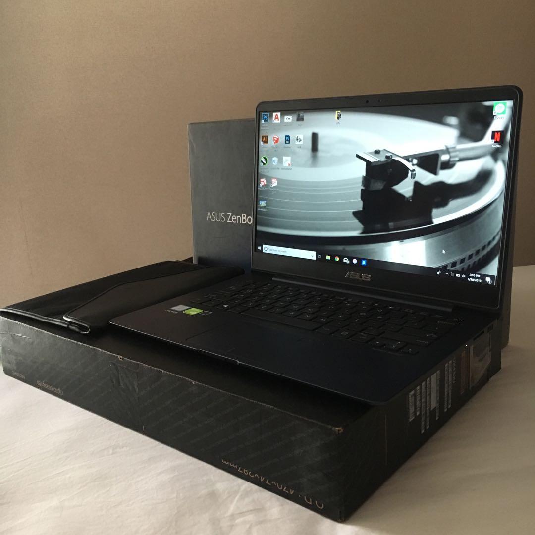Asus Zenbook Ux430un Blue Elektronik Komputer Laptop Di Carousell