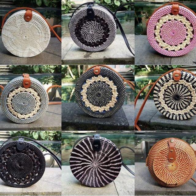 Bali rattan bag NEW 2019 designs