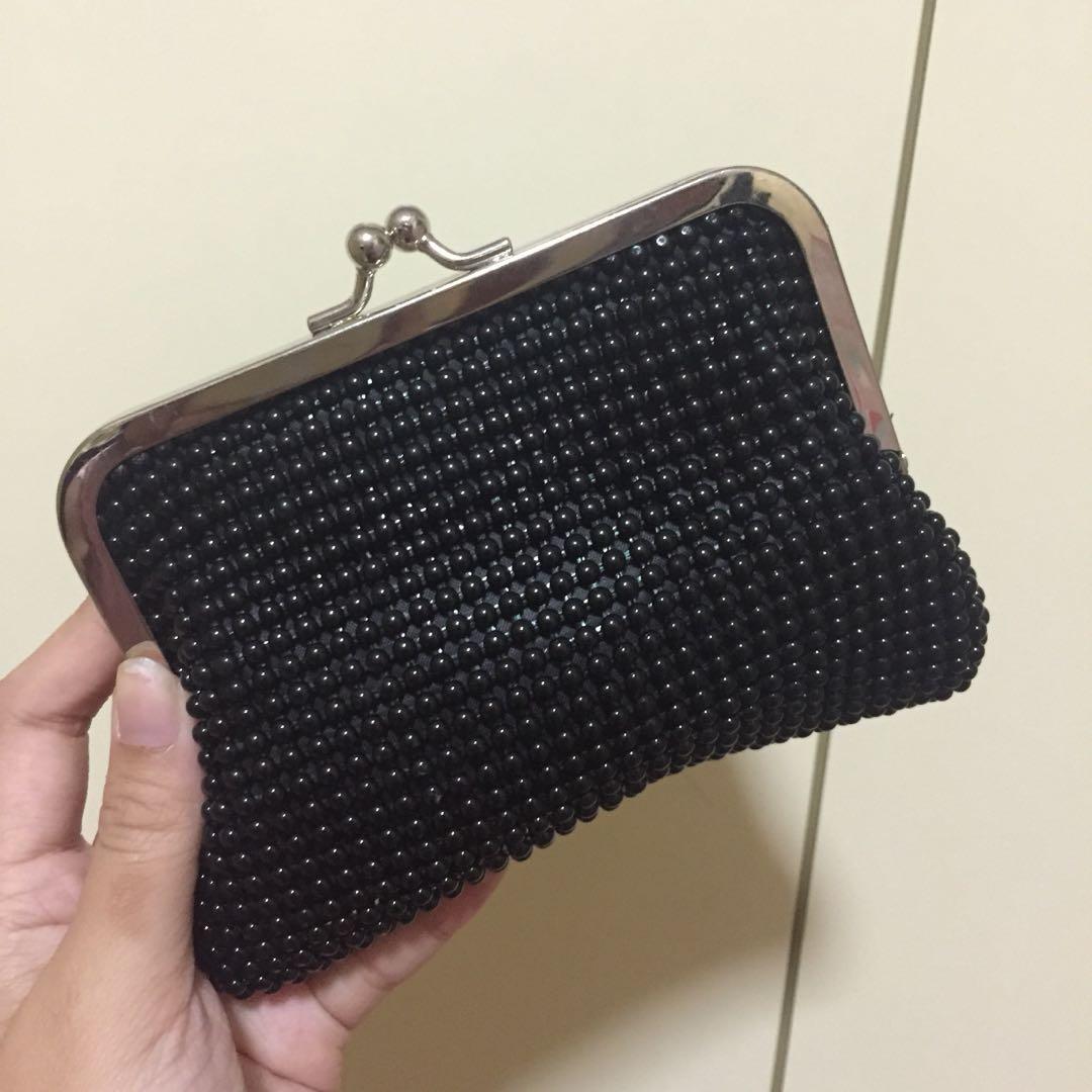 beaded clutch purse