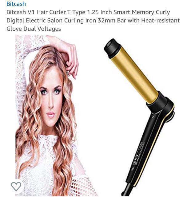 Bicash V1 Smart Hair Curler BRAND NEW 24k gold LED display CarousellxCasetify