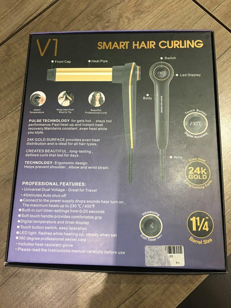 V1 smart hair best sale curling