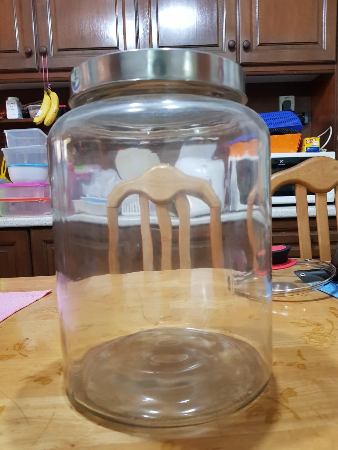 Big size Glass Jar, Furniture & Home Living, Kitchenware & Tableware