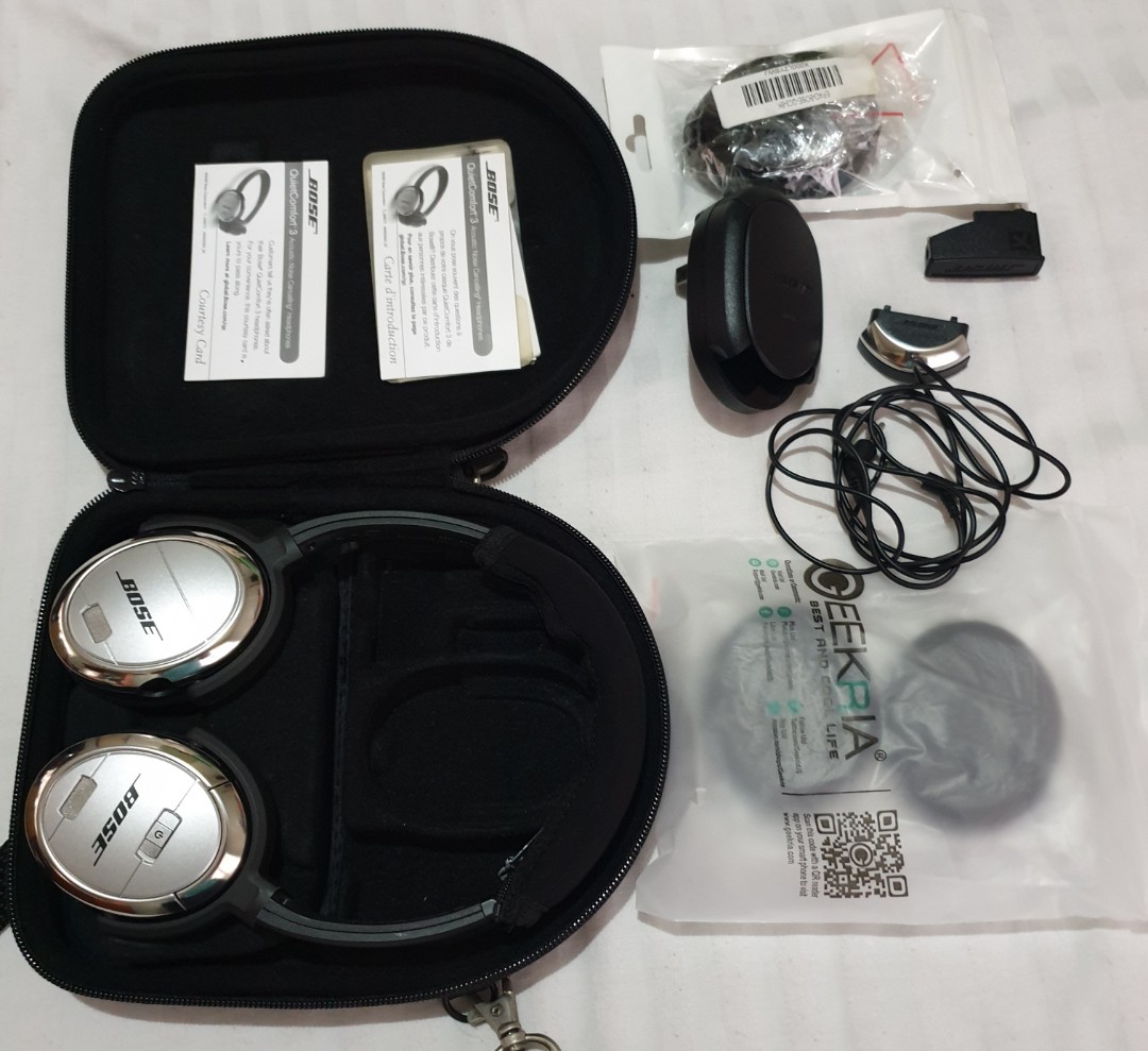 Bose Qc3 Quietcomfort 3 Noise Cancelling Headphones Electronics Audio On Carousell