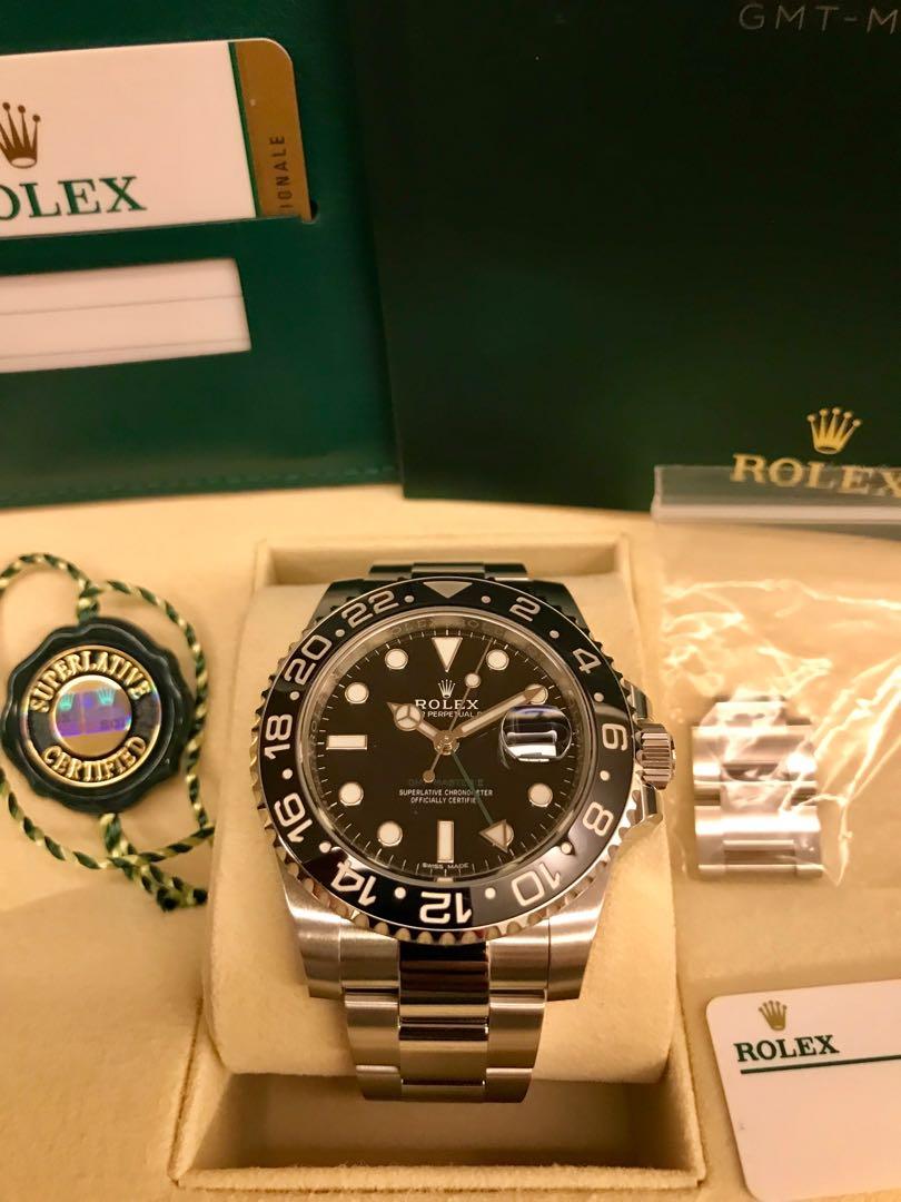 Brand New Rolex GMT Master 2 116710 LN Green Hand Discontinued Luxury Watches on Carousell