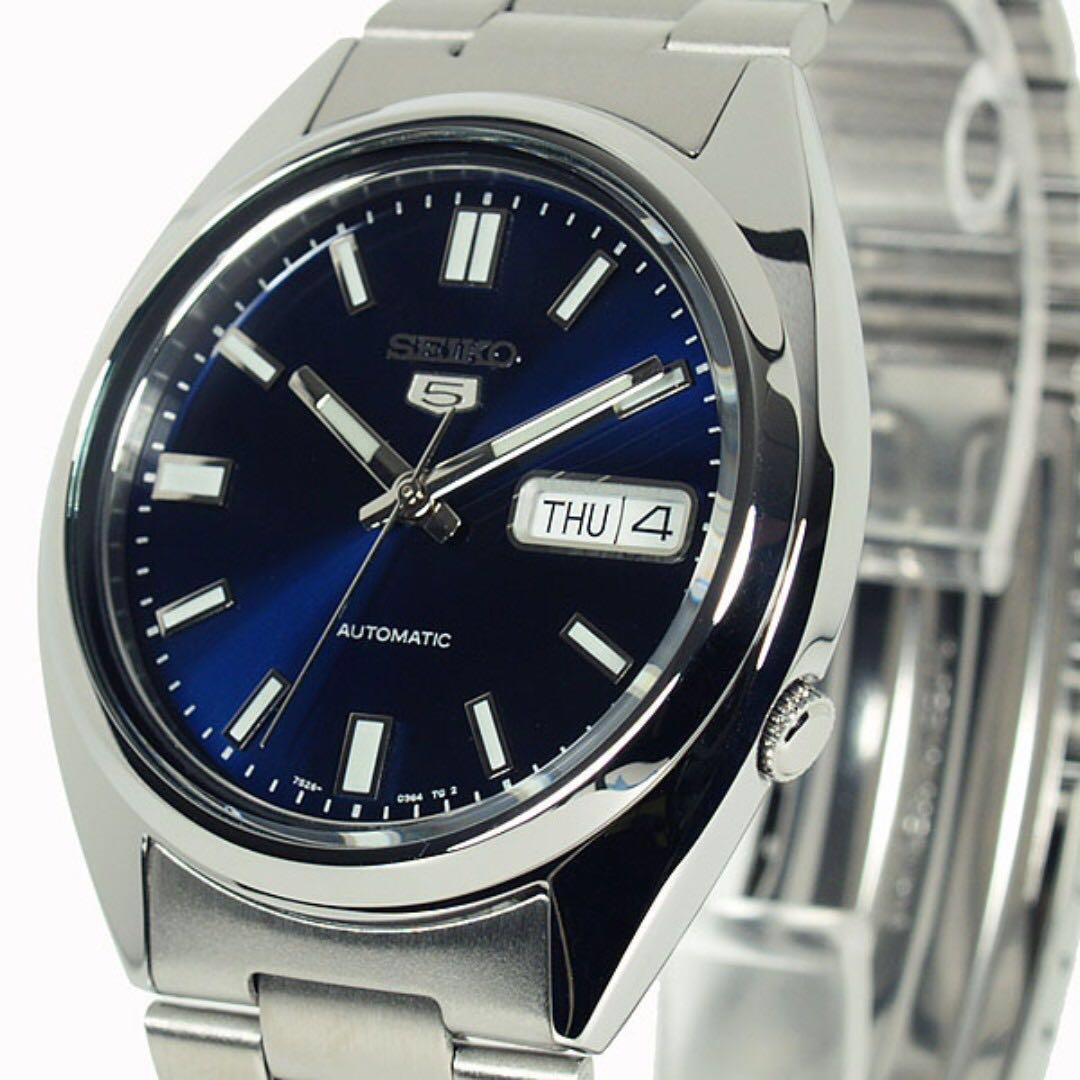 Seiko SNXS77 IN STOCK / Seiko Blue Dial Automatic Watch, Men's Fashion ...