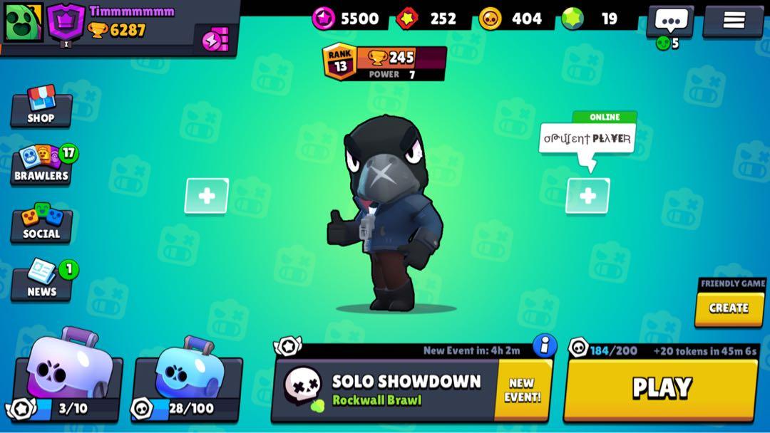 Brawl Stars Account Toys Games Video Gaming In Game Products On Carousell