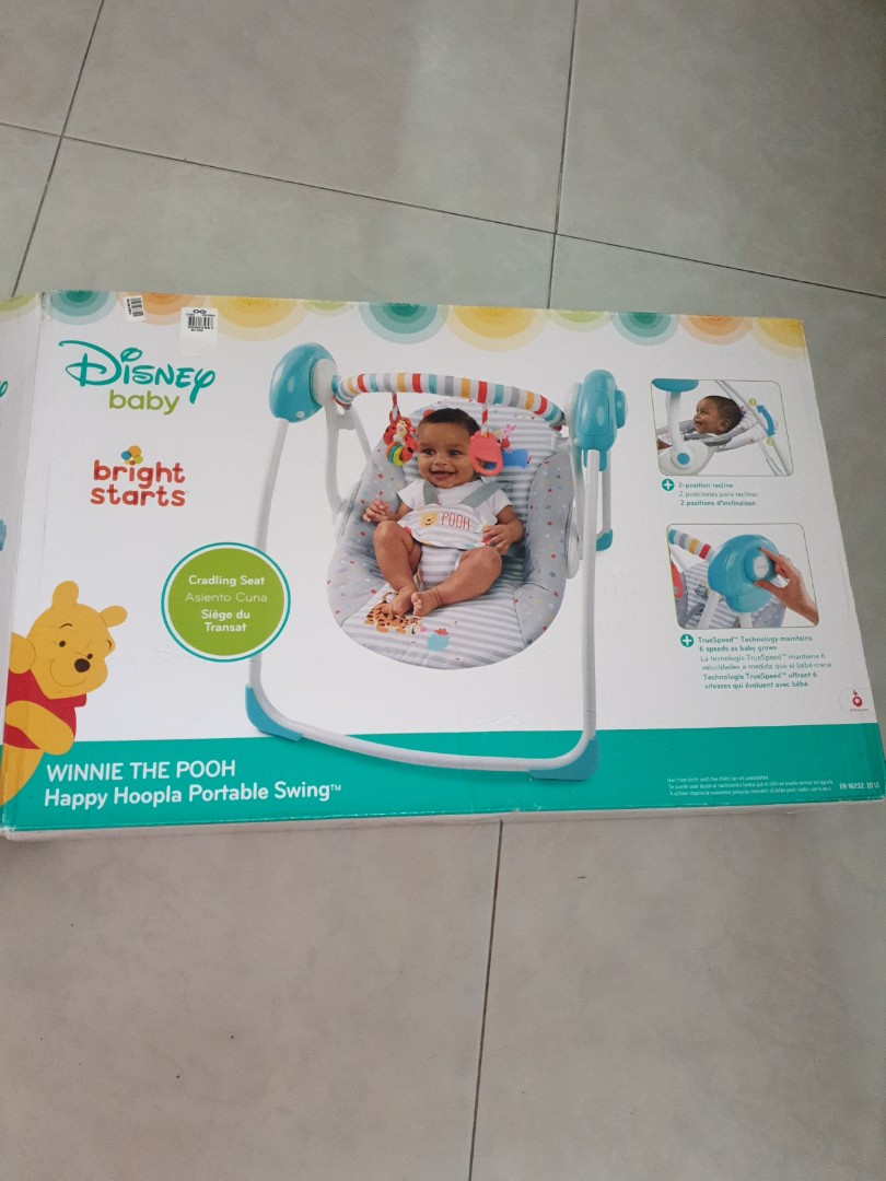 Bright Starts Disney Baby Winnie The Pooh Swing Babies Kids Babies Kids Fashion On Carousell