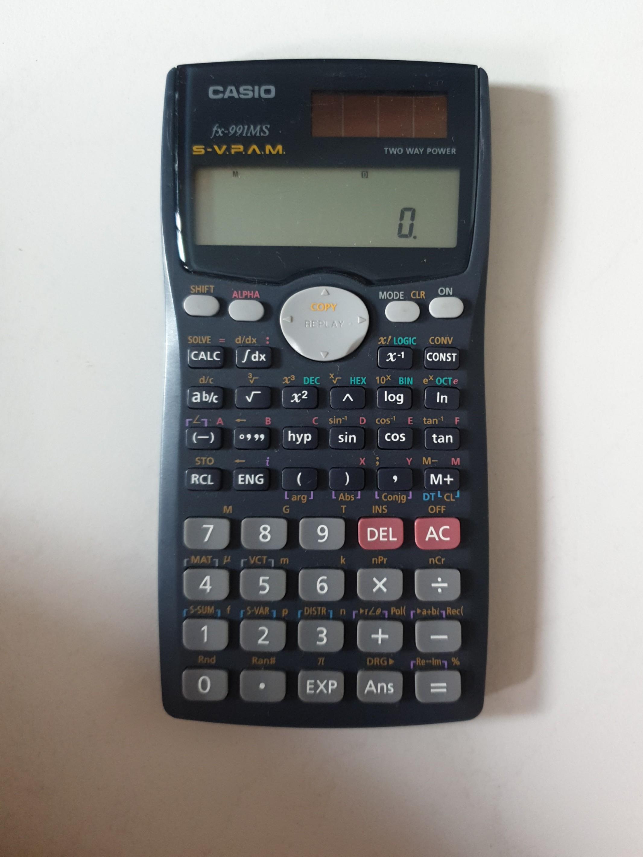 Casio latest store scientific calculator 2019