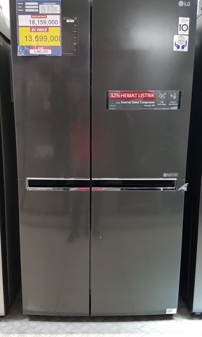 Cicilan bunga 0% tanpa kartu kredit kulkas side by side