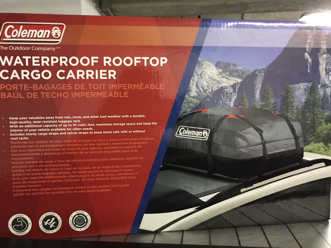 coleman rooftop cargo bag