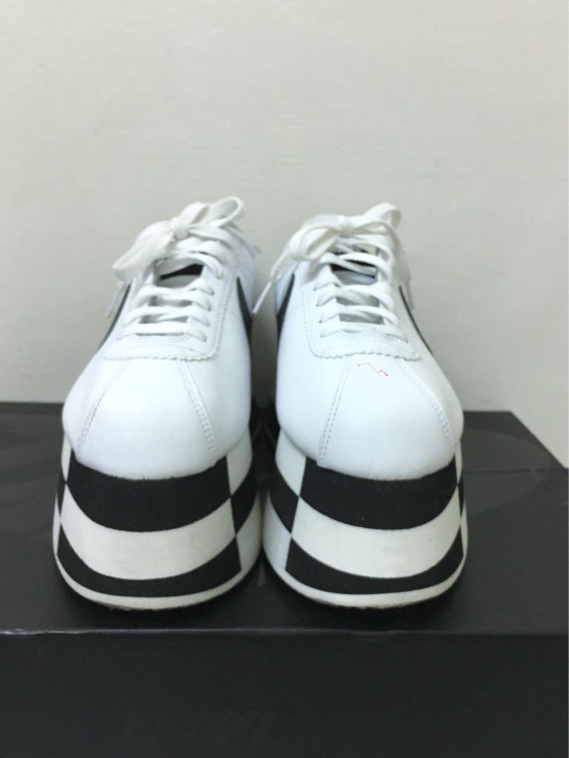 SZ 9 COMME Des Garcons X Wmns Cortez Check White For 50 OFF