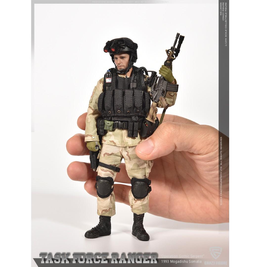 Crazy Figure LW005 1/12 Master Sergeant  6'' US Delta Special Force Soldier Set