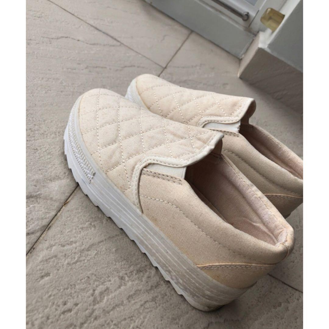 quilted loafer sneakers