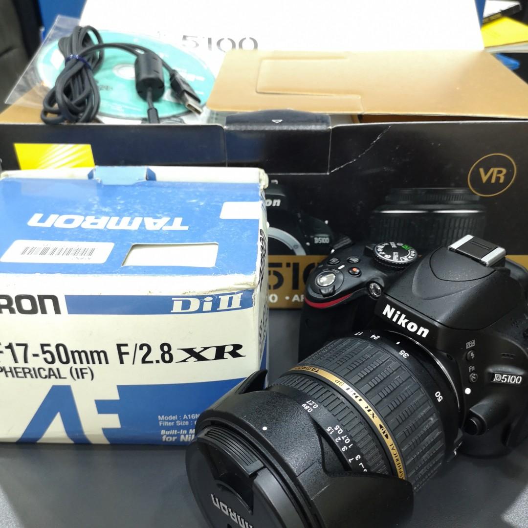 送料無料（沖縄は1000円) Nikon D5100 TAMRON17-50mm セット