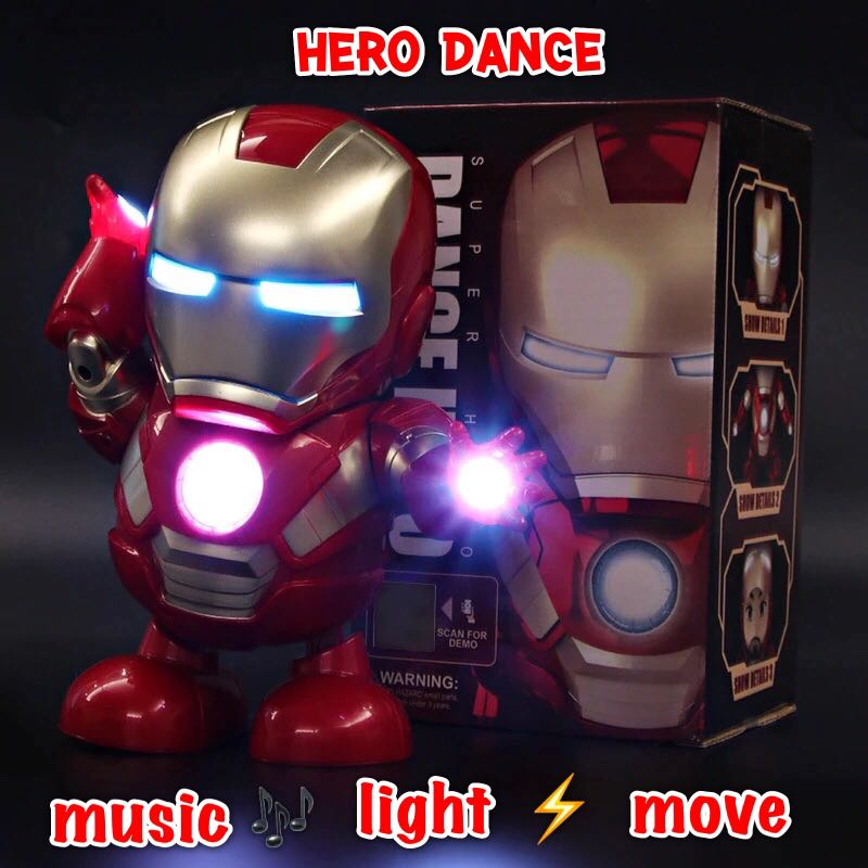 iron man robot dance