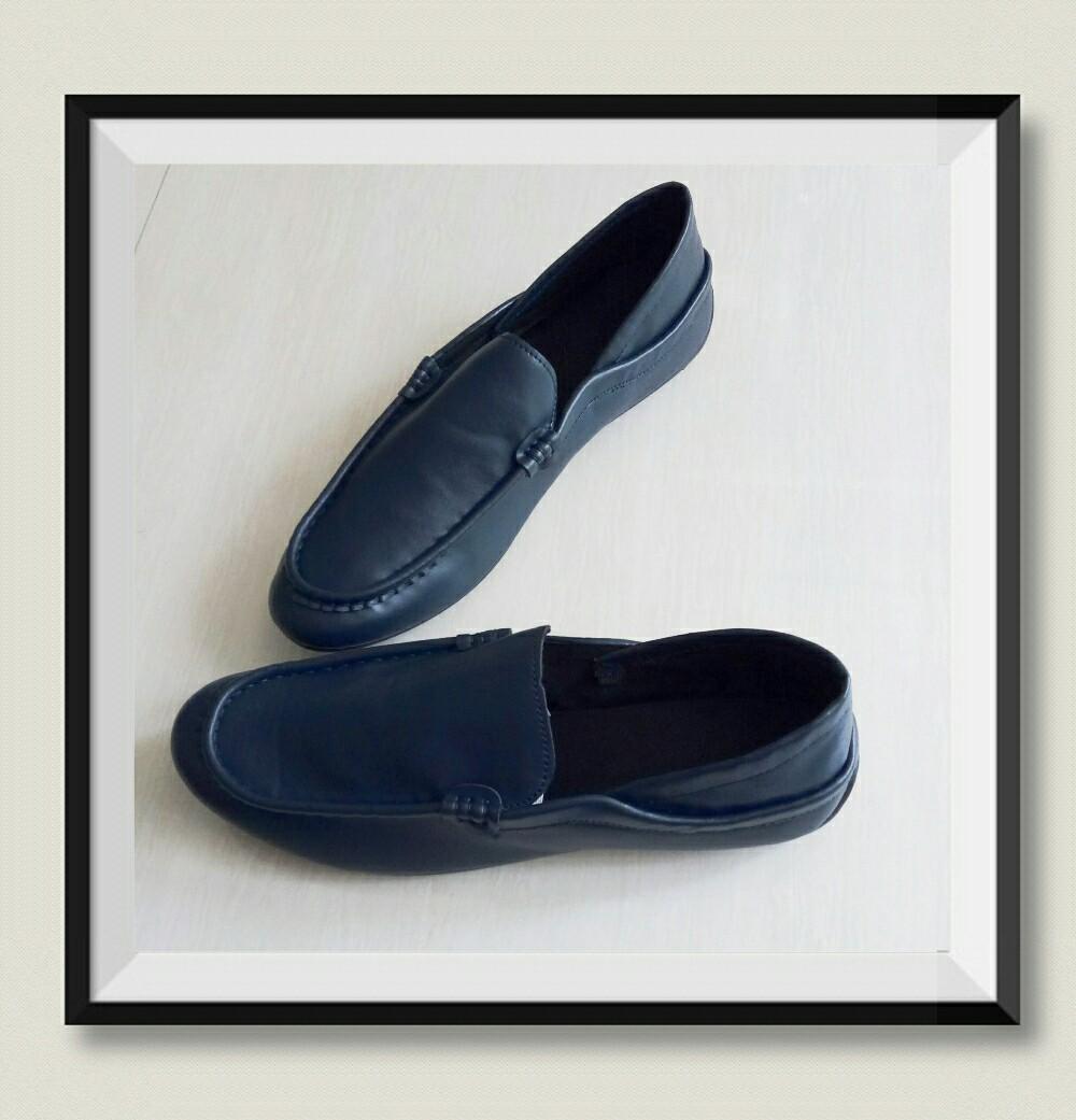 Dark Blue Leather Shoes ( FREE Mailing 