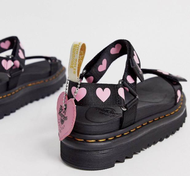 dr martens heart sandals