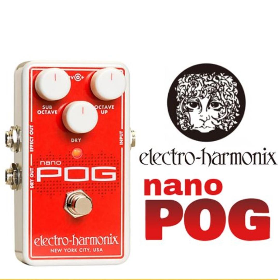 Electro Harmonix Nano Pog Polyphonic Octave Generator Effect Pedal Hobbies Toys Music Media Music Accessories On Carousell