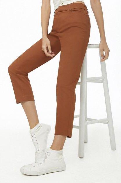 F21 High Waisted Ankle Straight Cut 