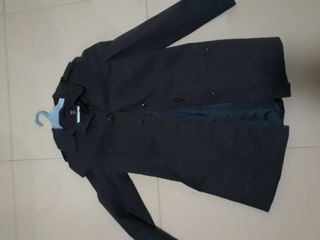 F F navy blue winter jacket Women s Fashion Coats Jackets and Outerwear on Carousell