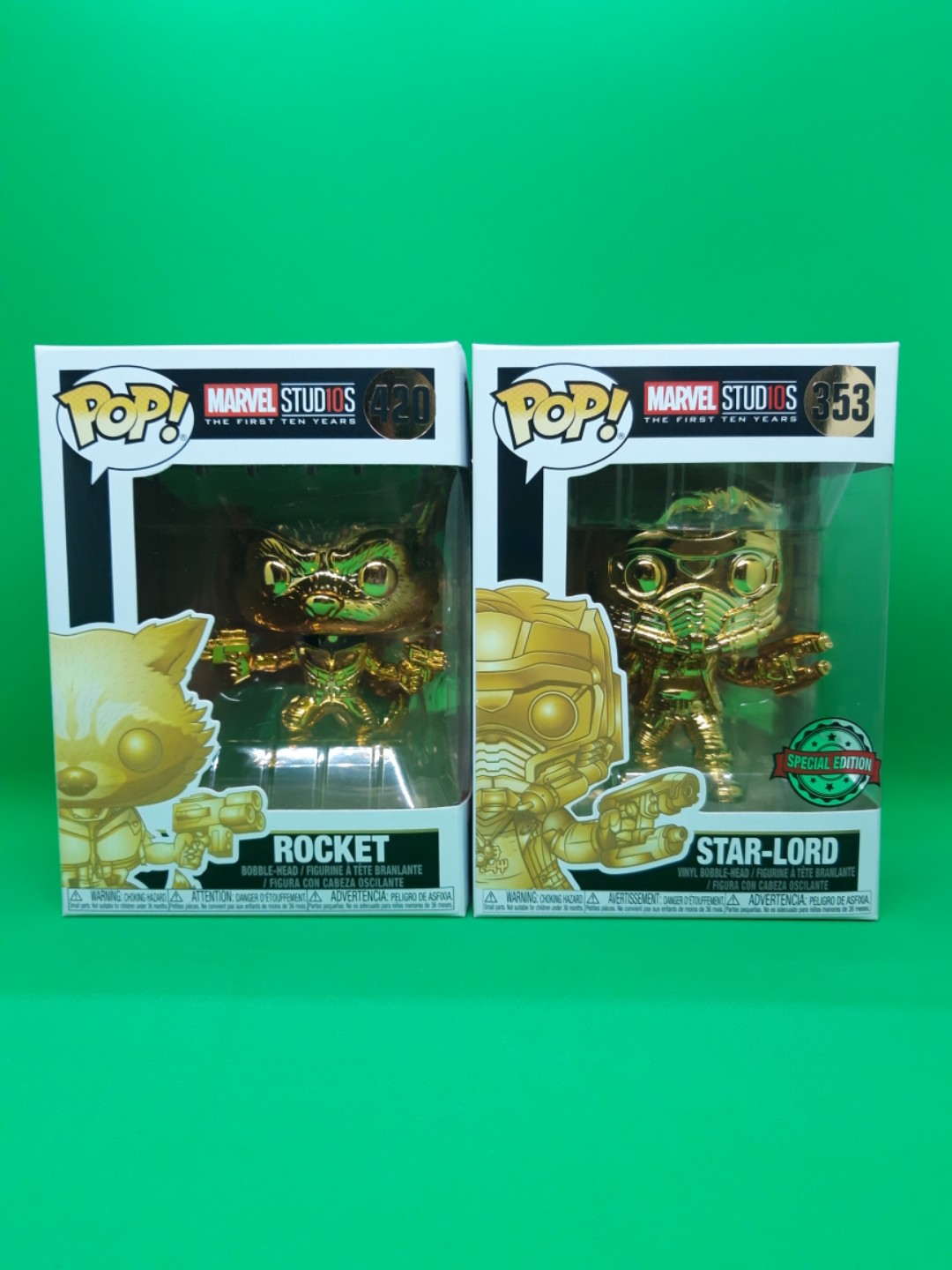 Star lord gold funko pop on sale