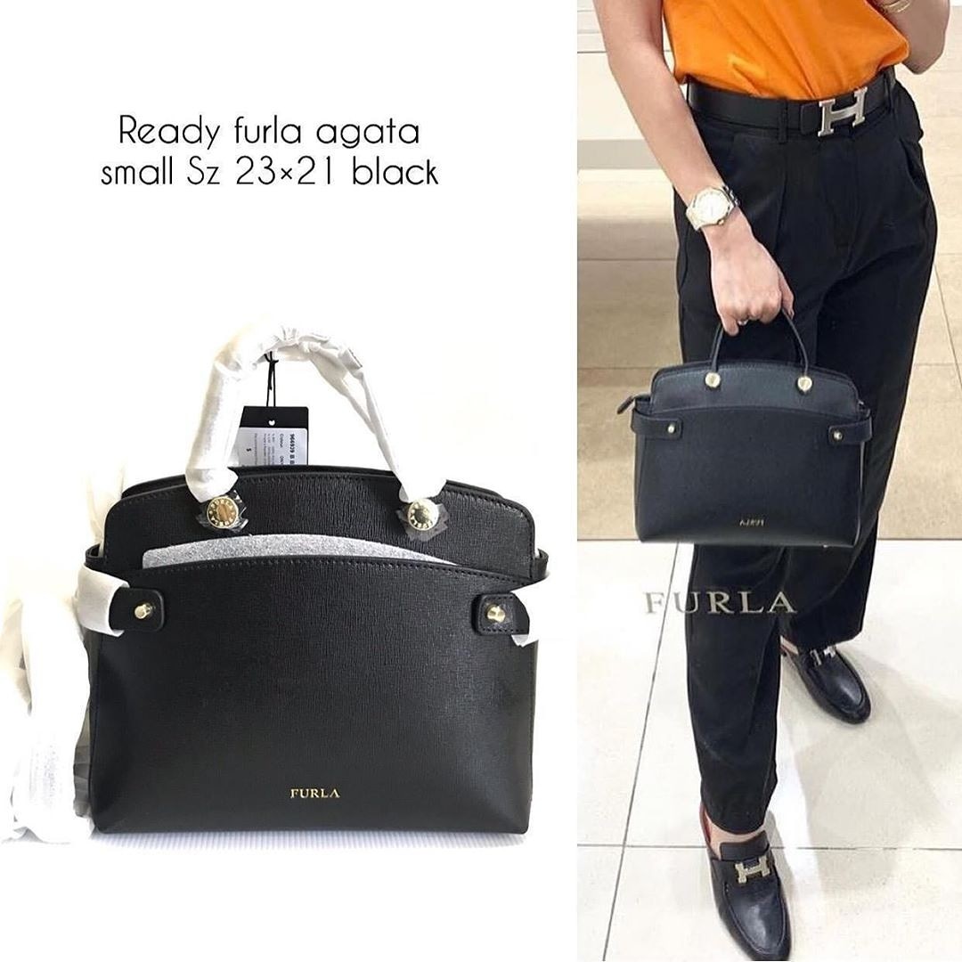 Furla Agata Small Onyx 24x22x8cm