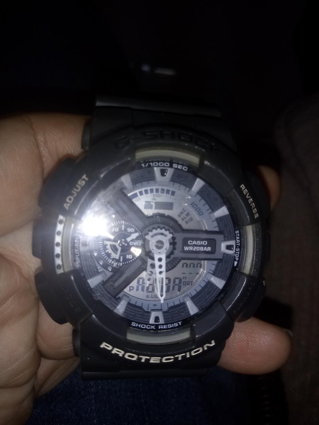 Gshock Ga 110c (Category: Men's Watches) located in Quezon City. Submitted by cespoging (Listing ID 236587002, Image 1). Description: Authentic 8/10 condition Unit only Negotiable.