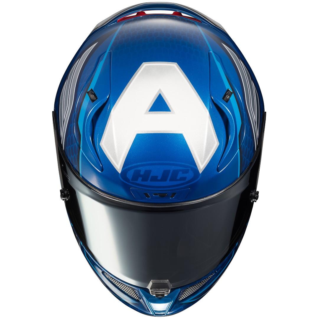 HJC RPHA 11 Captain America, Motorcycles, Motorcycle Apparel on Carousell