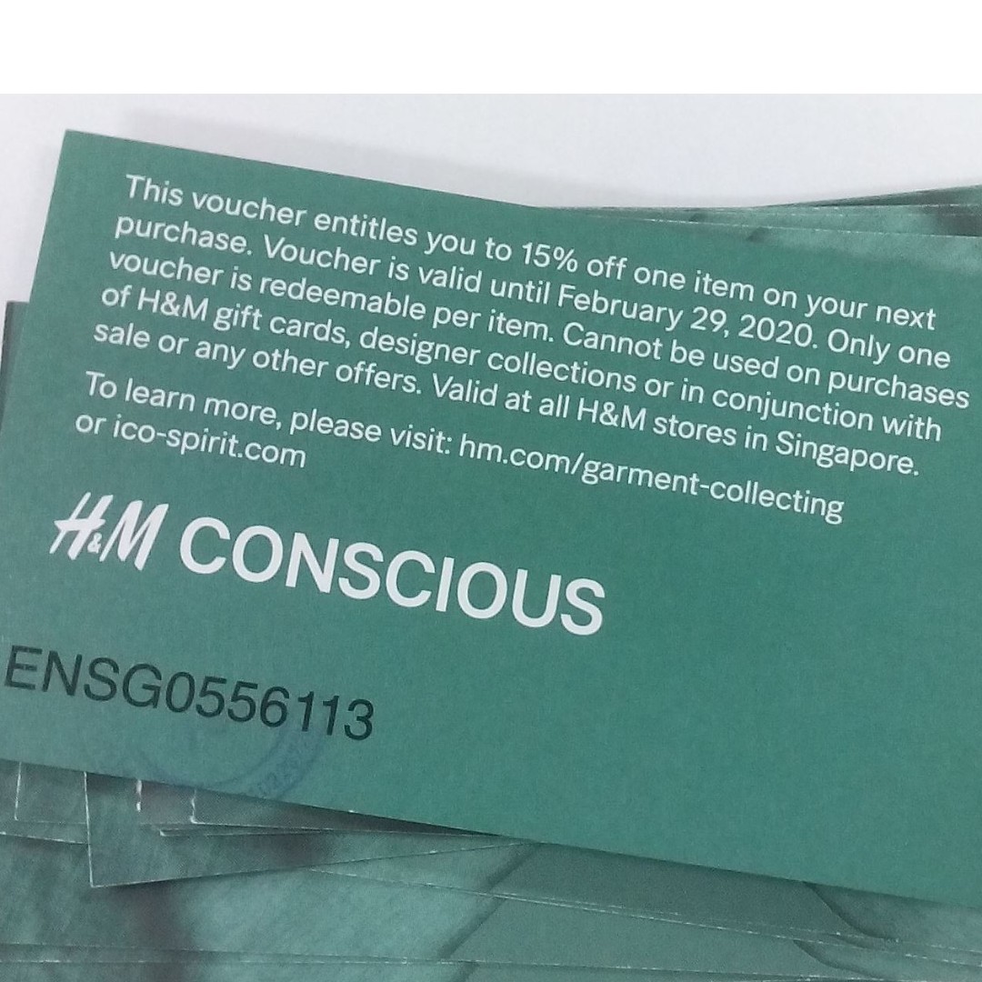 H and m 15 off shop