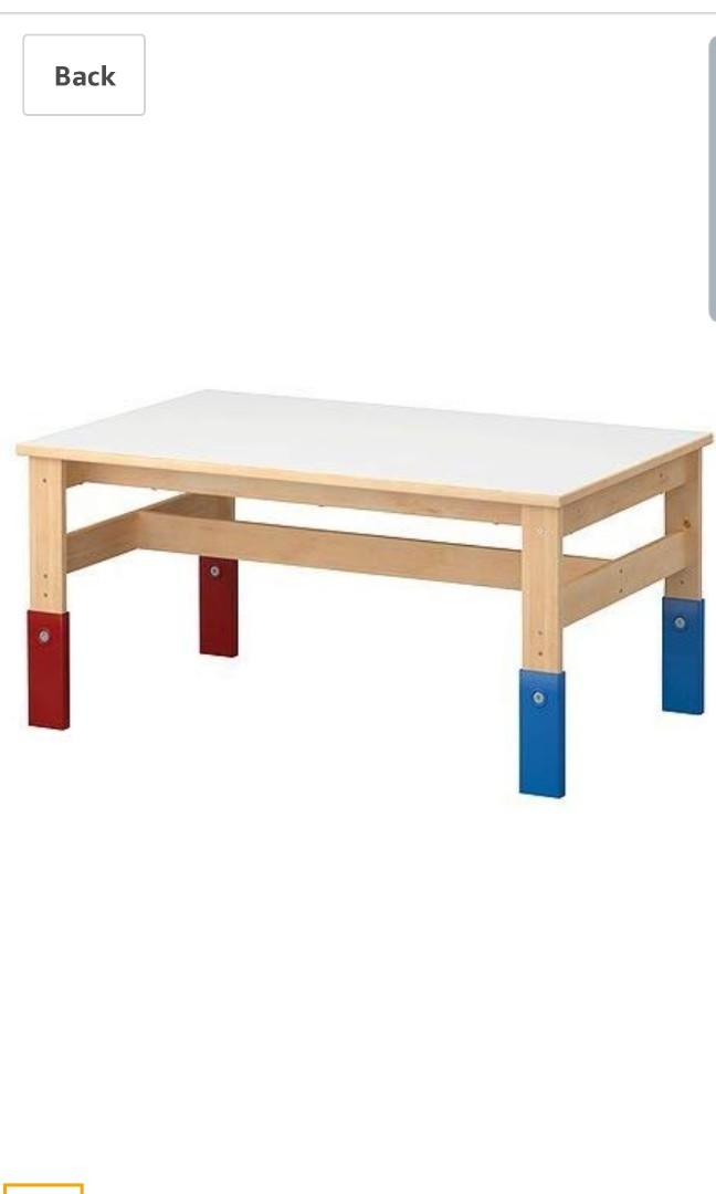 height adjustable childrens table