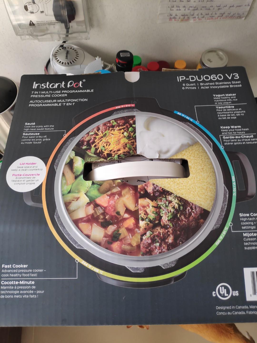 Duo60 v3 instant pot top