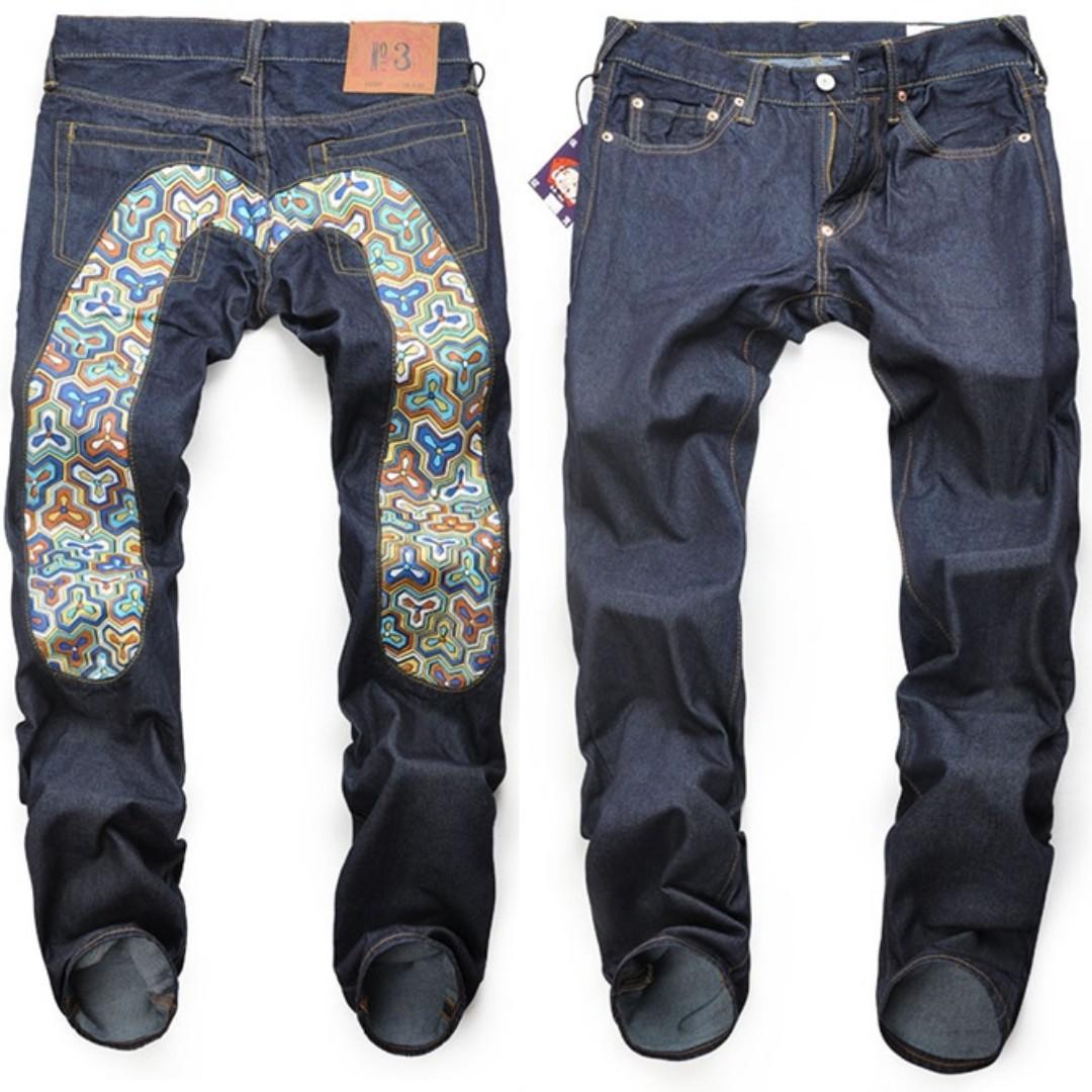 Evisu jeans mens clearance