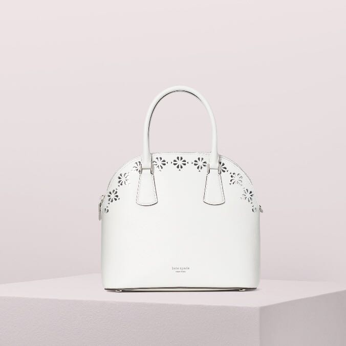 Sylvia perforated outlet large satchel