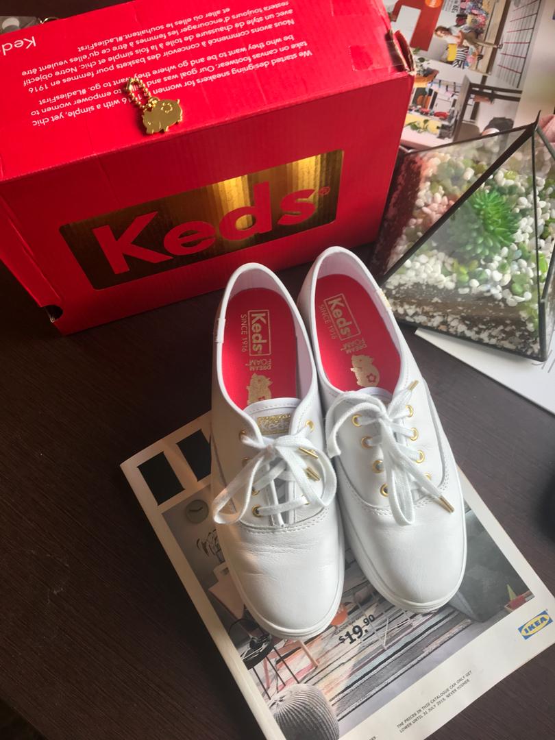 Keds Kickstart Leather, Women's Fashion 