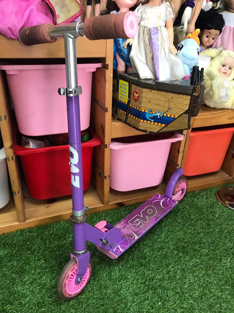 barbie folding scooter