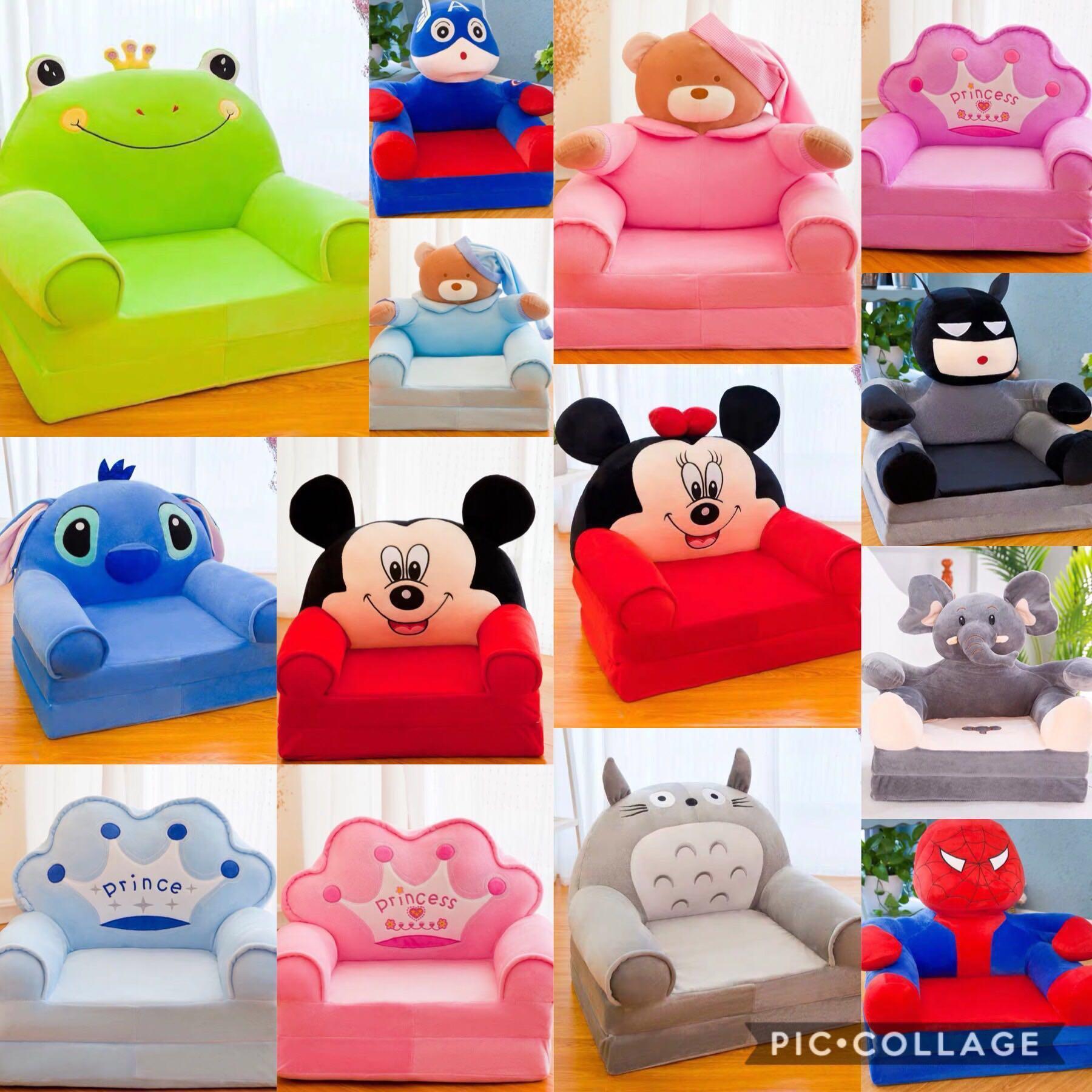 Kids Sofa Children Foldable Day Bed Mickey Stitch Princess  1561868874 Bad497b1 Progressive 