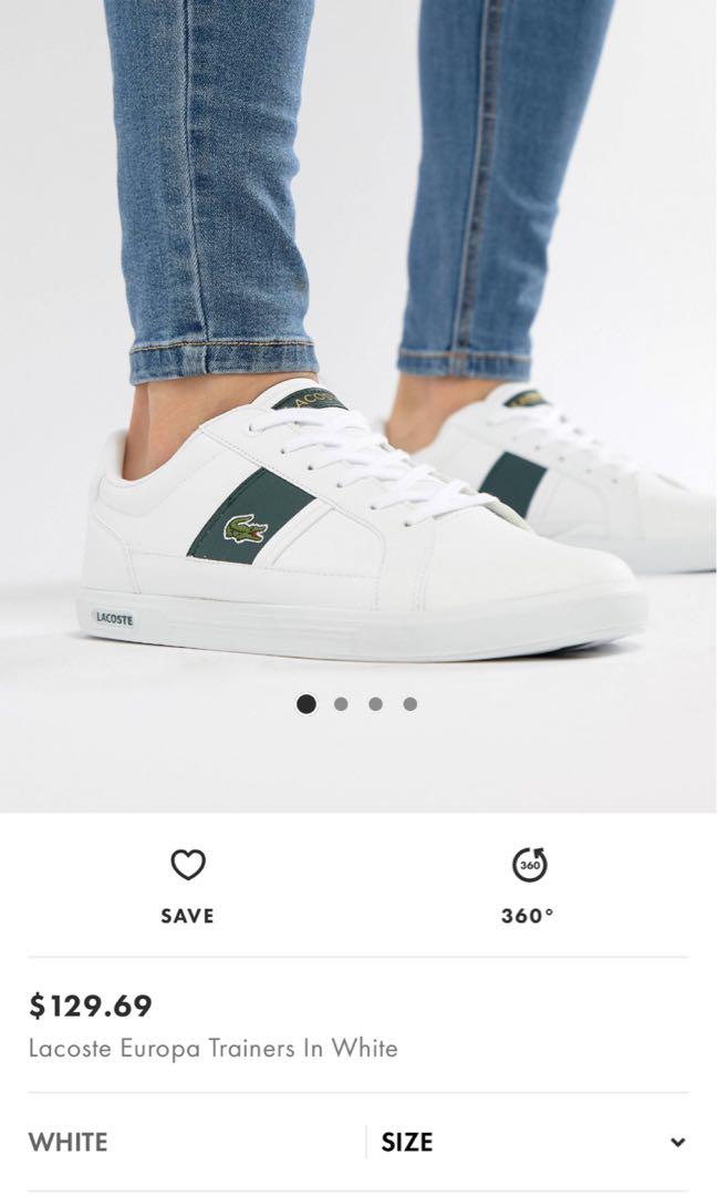 lacoste europa trainers