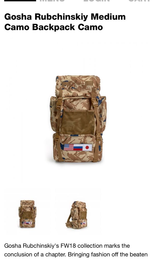 Gosha backpack deals