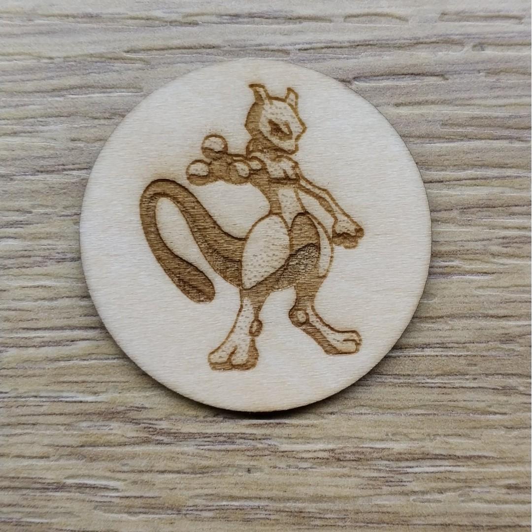 Laser Engraved Pokemon Mewtwo Toys Games Bricks Figurines On