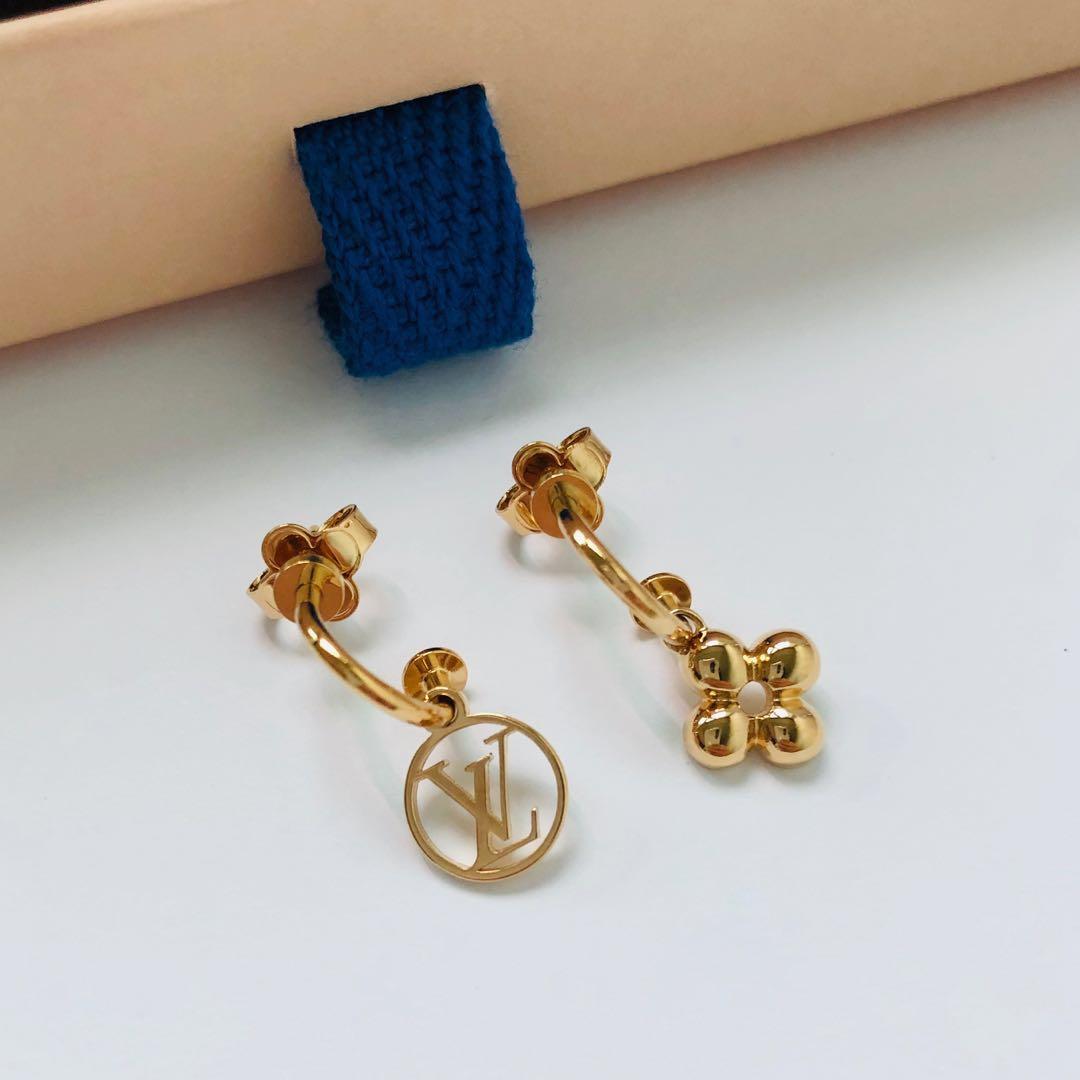 Blooming earrings Louis Vuitton Gold in Metal  23967939