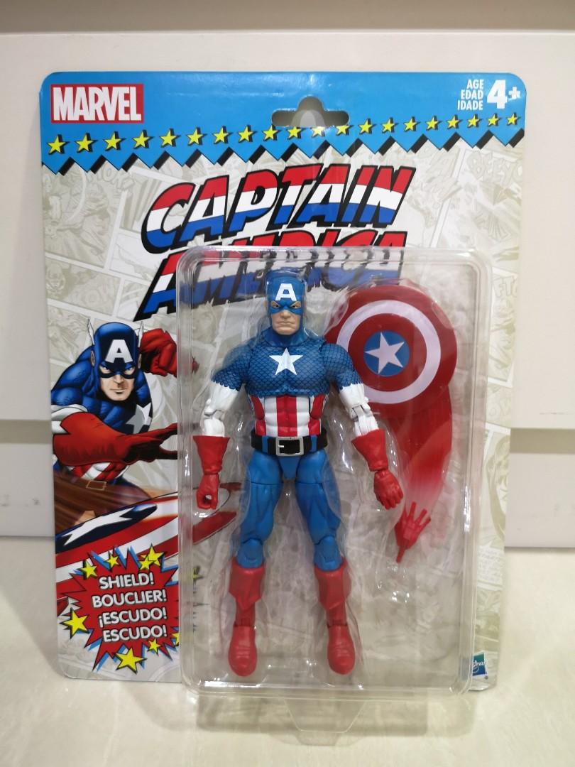 Marvel Legends 6" Inch Vintage Retro Classic Captain America Loose Complete 