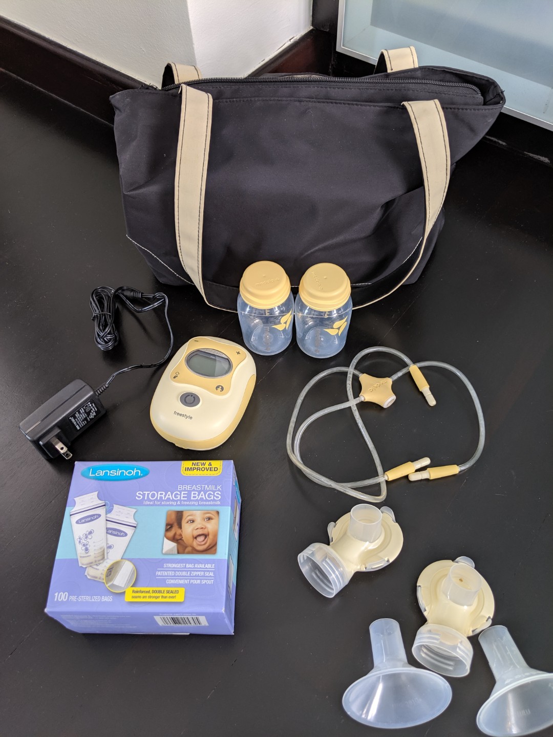 Medela Freestyle Breast Pump Lansinoh 100x Storage Bags Babies
