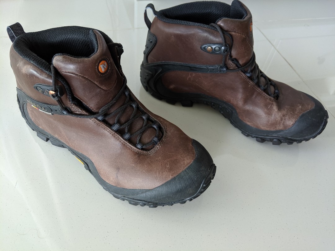 Merrell Vibram Continuum leather hiking boots, EUR 46 (US 11.5), used ...