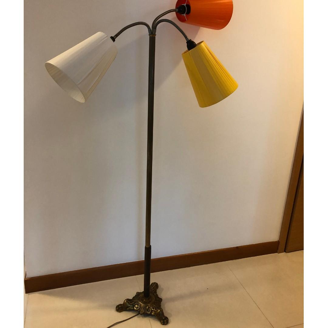 Mid 20th Century Danish Floor Lamp Furniture Home Decor