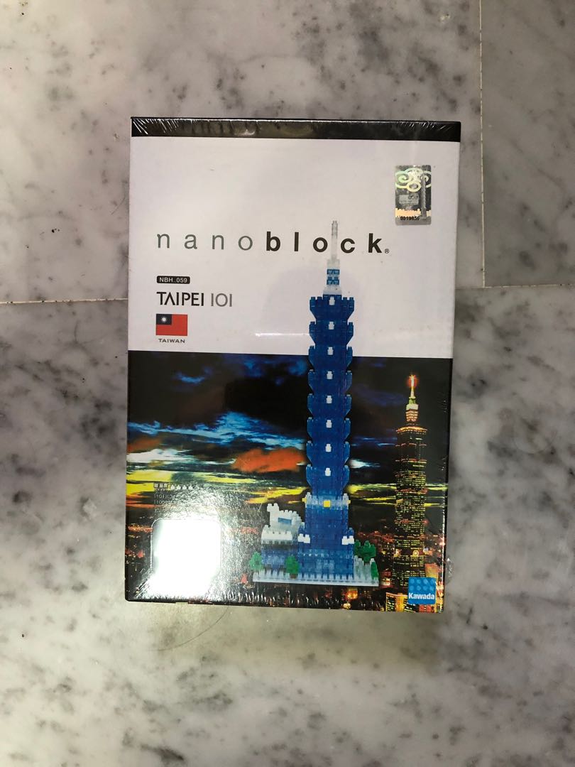 Kawada nanoblock NBH-059 Mini Taipei 101 Taiwan Exclusive First Edition 100/% NEW