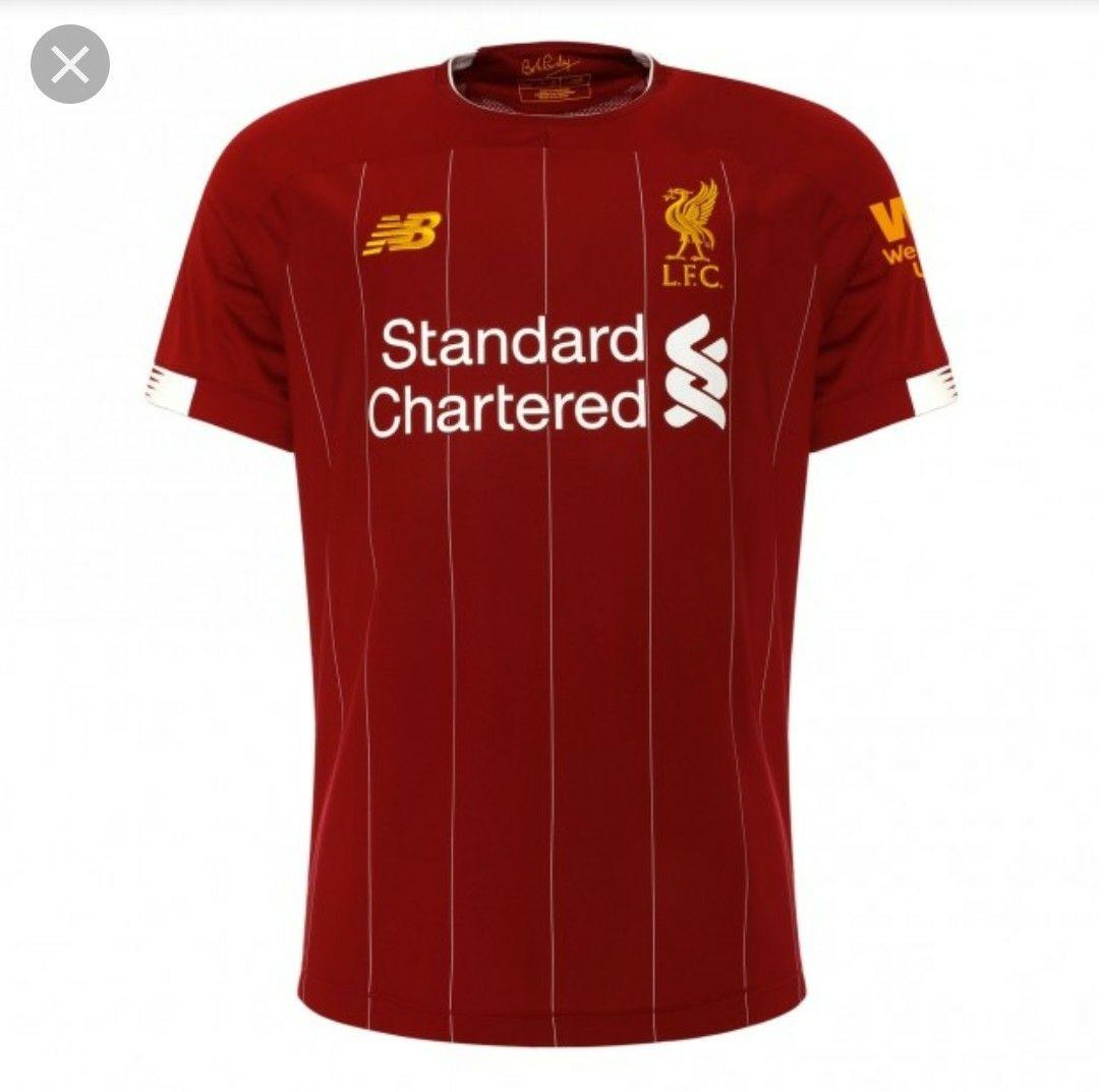 New Jersey Liverpool FC Home 2019 2020 Men s Fashion Activewear