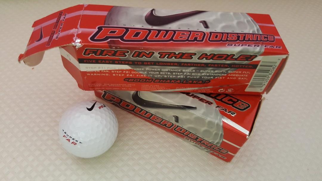 Nike Power Distance golf balls Sports Equipment Sports Games Golf on Carousell