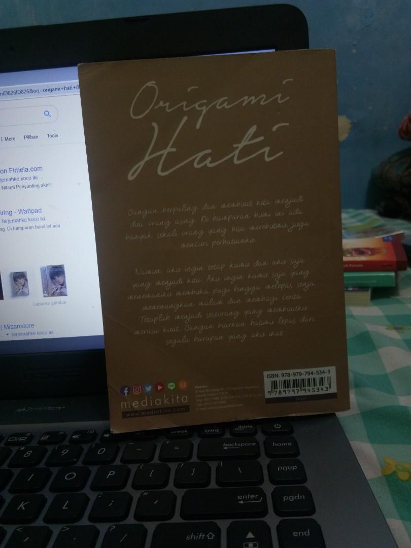Novel Origami Hati Ttd Boy Candra Books Stationery Books