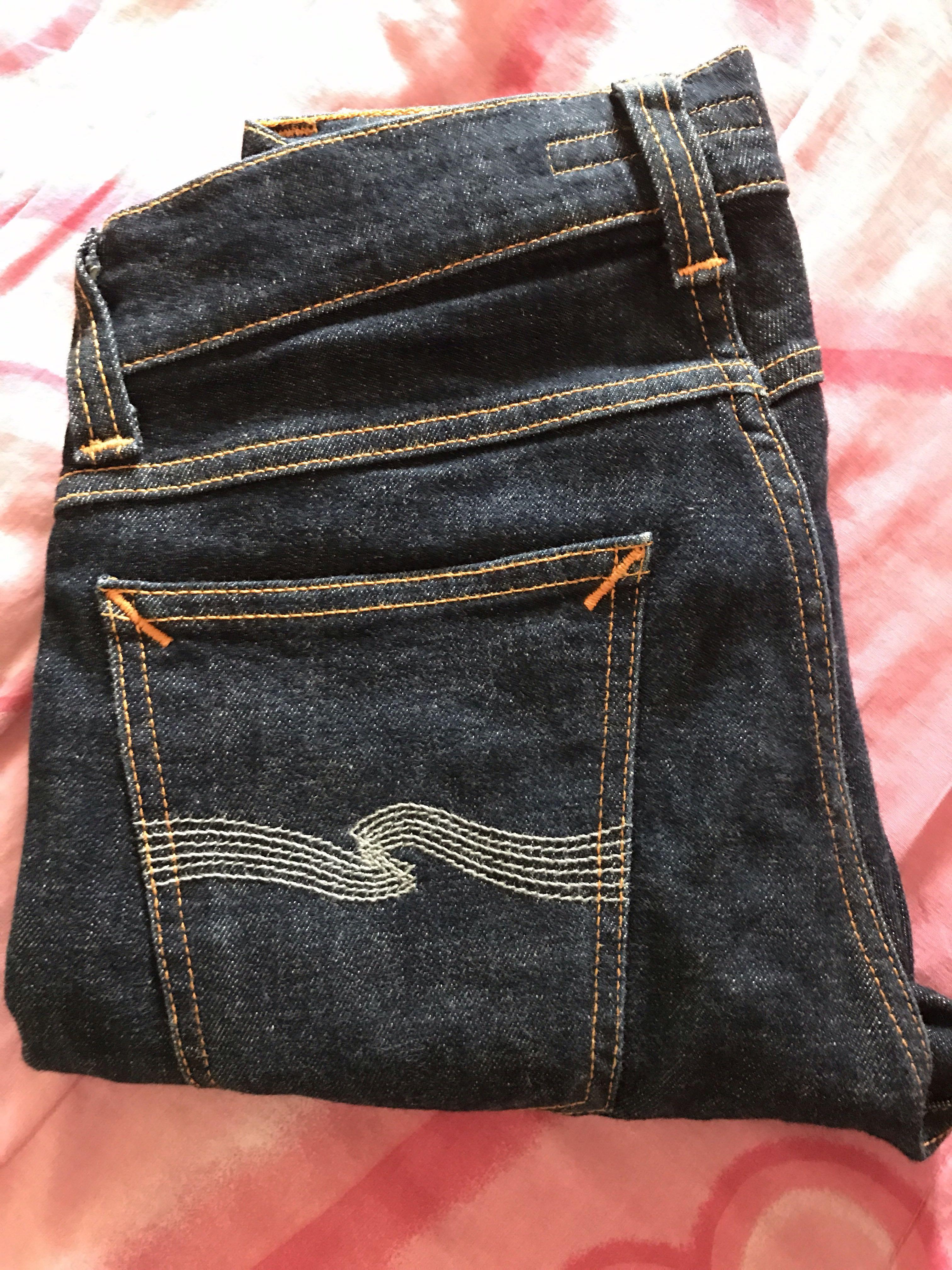 nudie jeans tight terry rinse twill