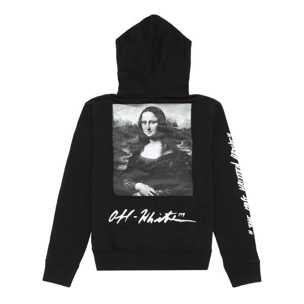 Hoodie off white mona lisa top